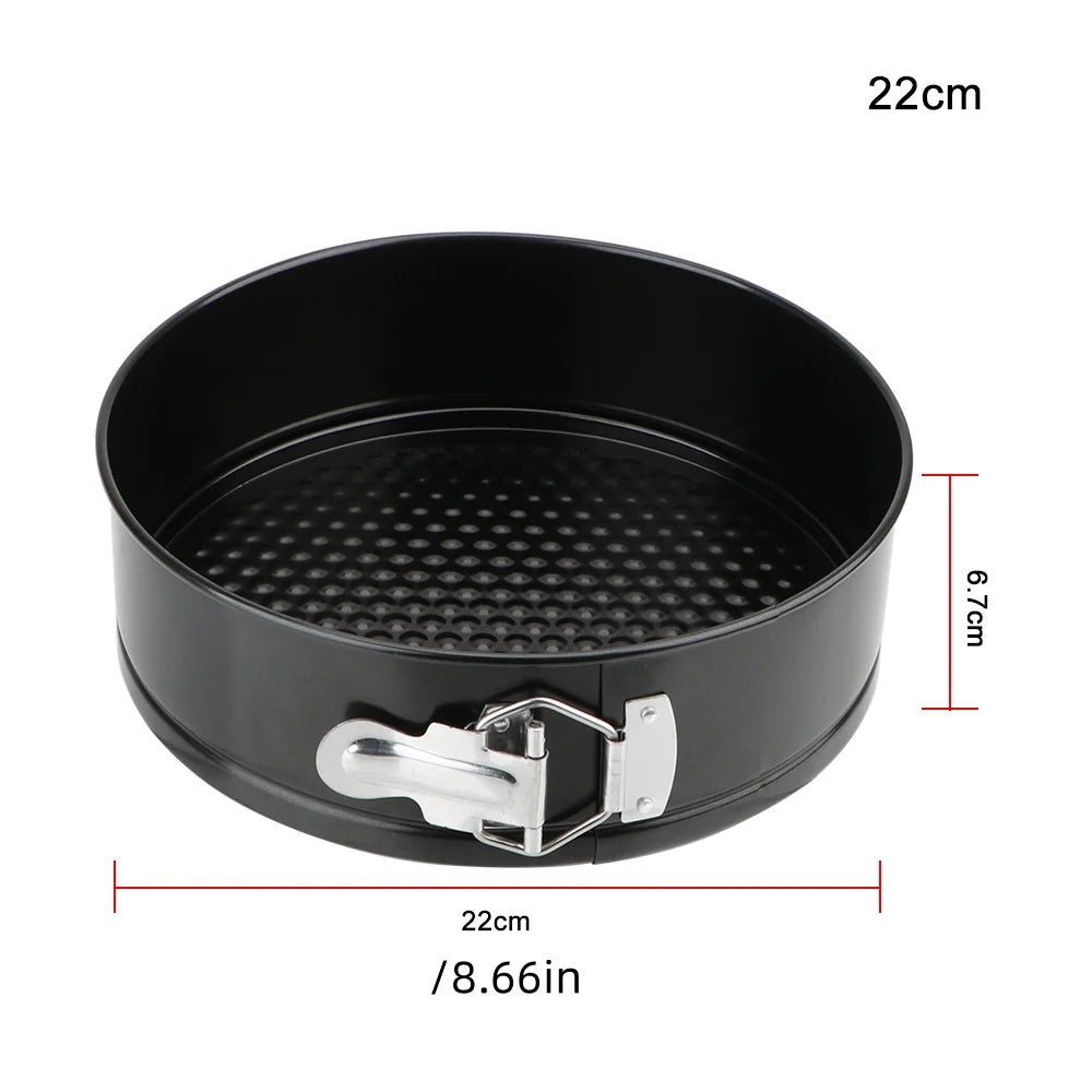 Moule à Manqué à Charnière: 11/18/20/22/24CM. Avec revêtement anti - adhésif. L'Outil Essentiel pour des Gâteaux Parfaits - Outils Culinaires